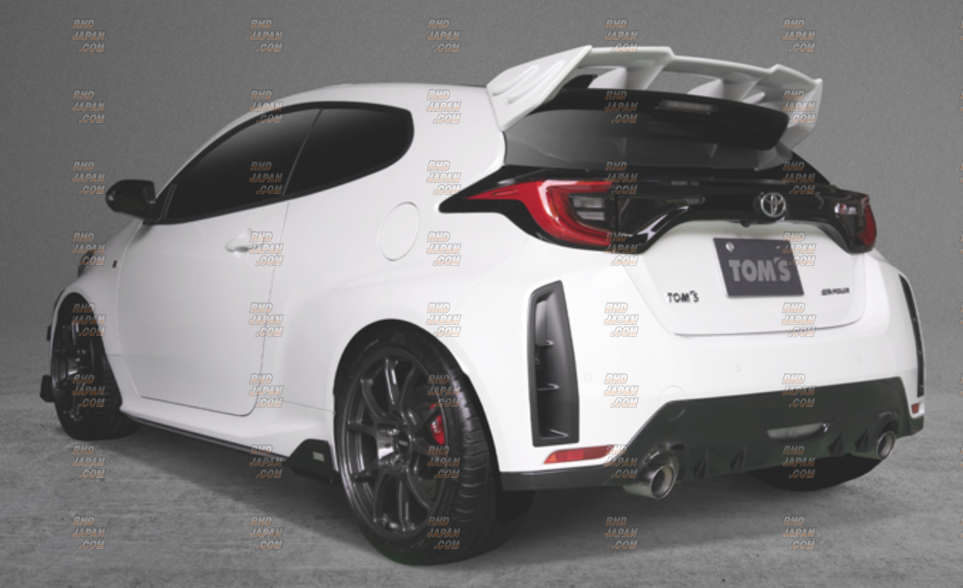 TOM'S Styling Parts Rear Roof Wing Platinum White - GR Yaris